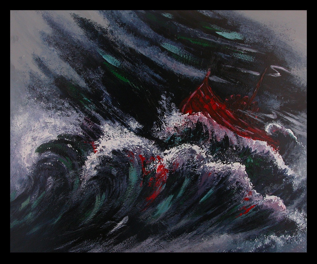 mare in tempesta 70x90 mare in tempesta 70x90